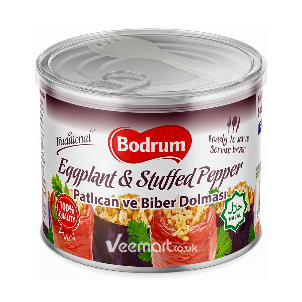 Offer X2 Bodrum Eggplant & Stuffed Pepper 400g