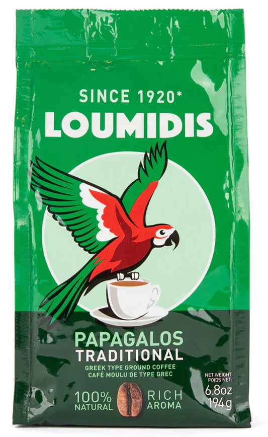 Loumidis Papagalos Traditional Greek Coffee 194g