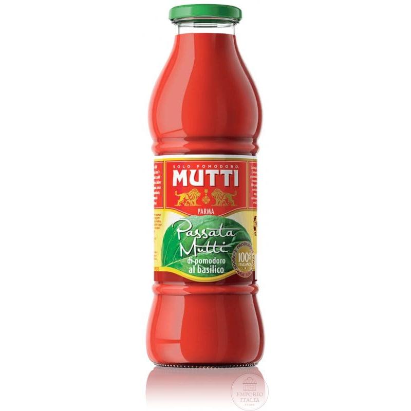 Solo Pomodoro Mutti Passata Pomodoro Al Basilico 700g