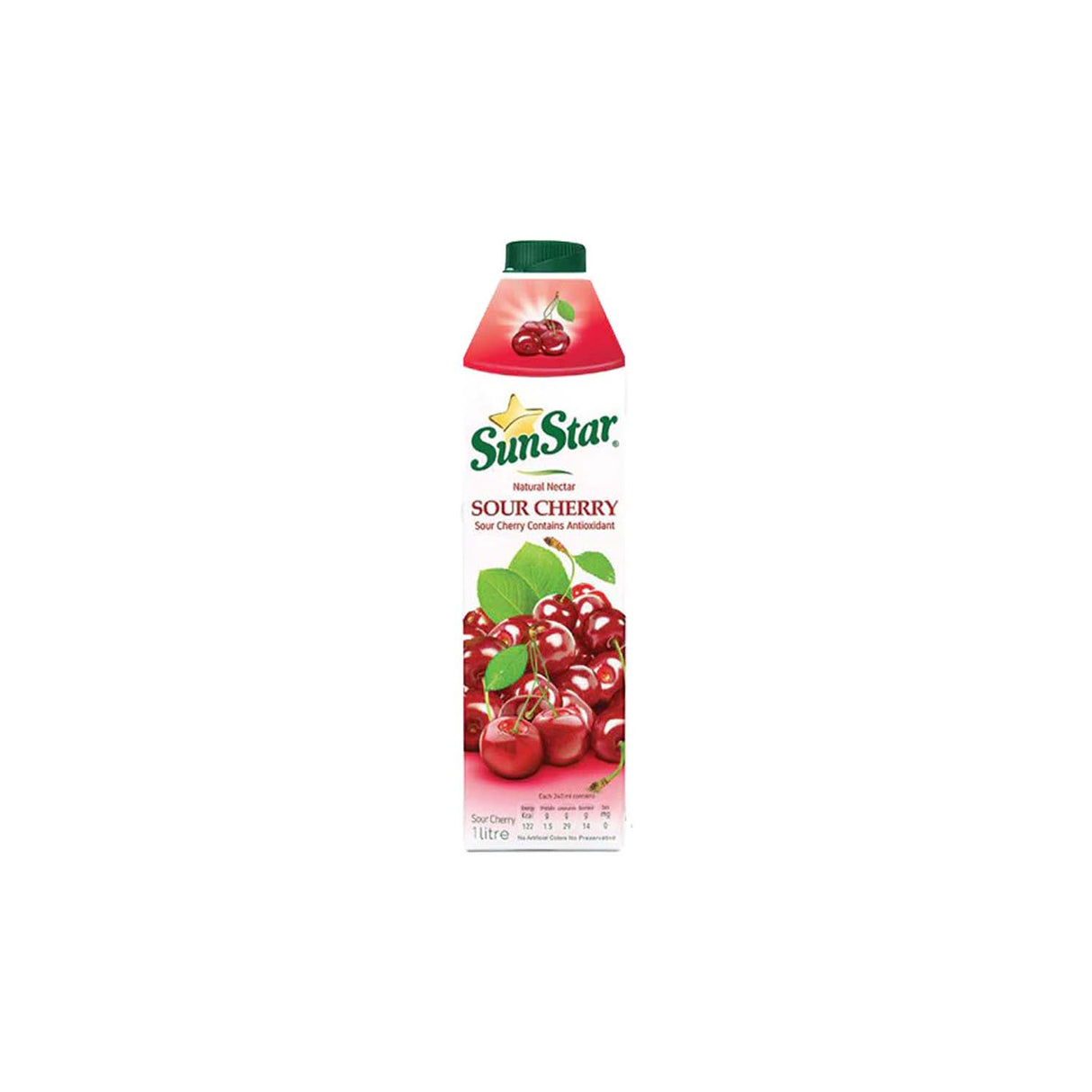 Sun Star Fruit Sour Cherry Nectar 1L