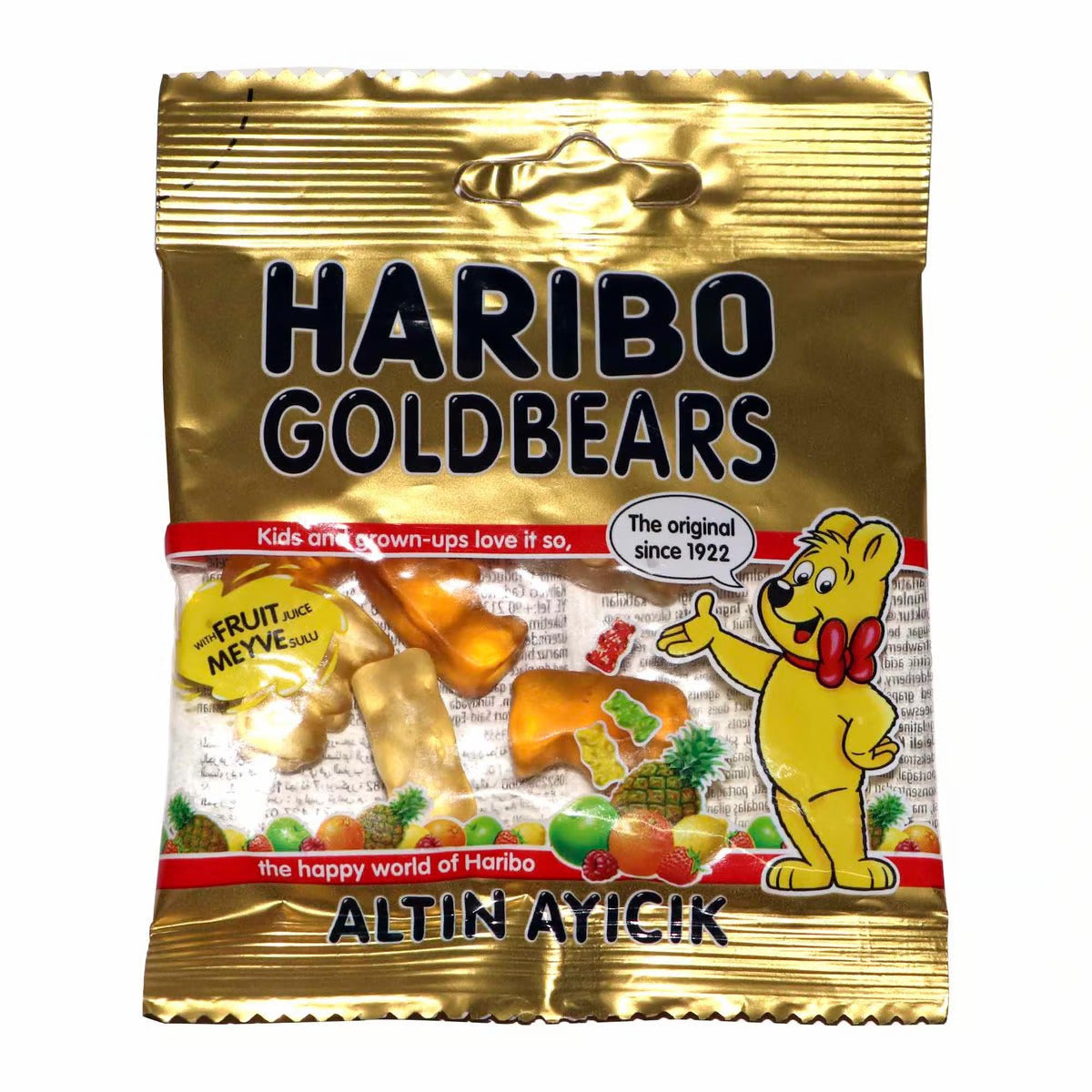 Haribo Gold Bears 4x 17g (Halal)