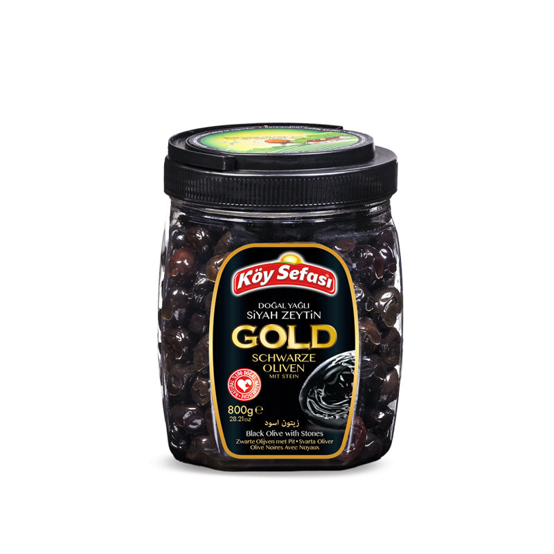 Koy Sefasi Gold Black Olives 800G
