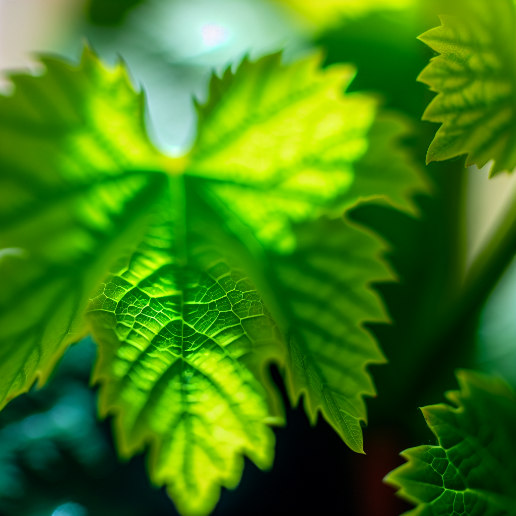 Photo of grape leaves