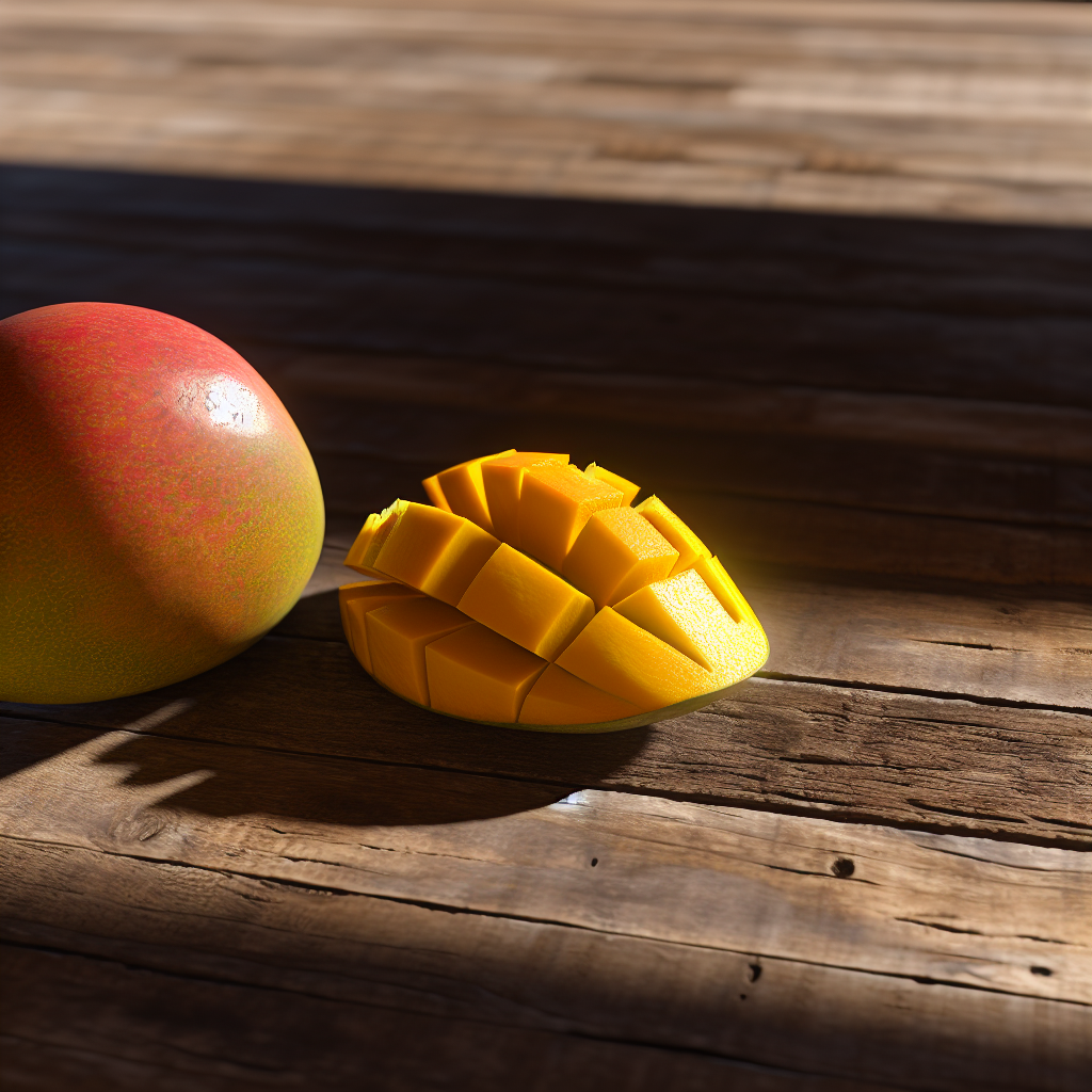A photo of fresh mango