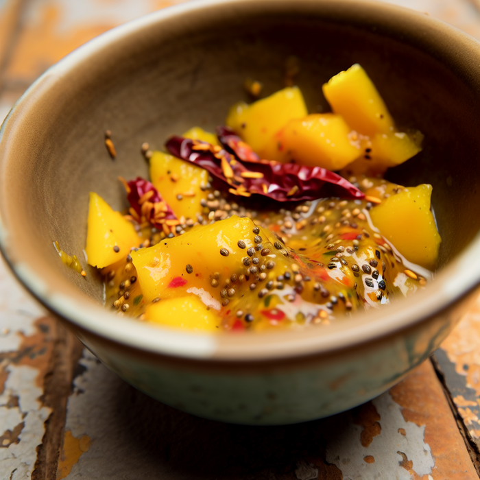 Spicy Pickled Mango Chutney