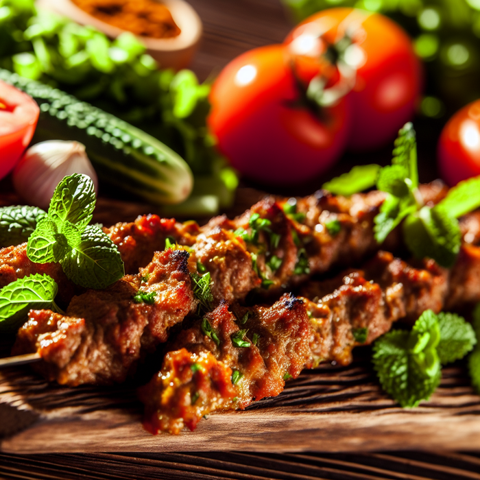 Spiced Halal Lamb Kebabs