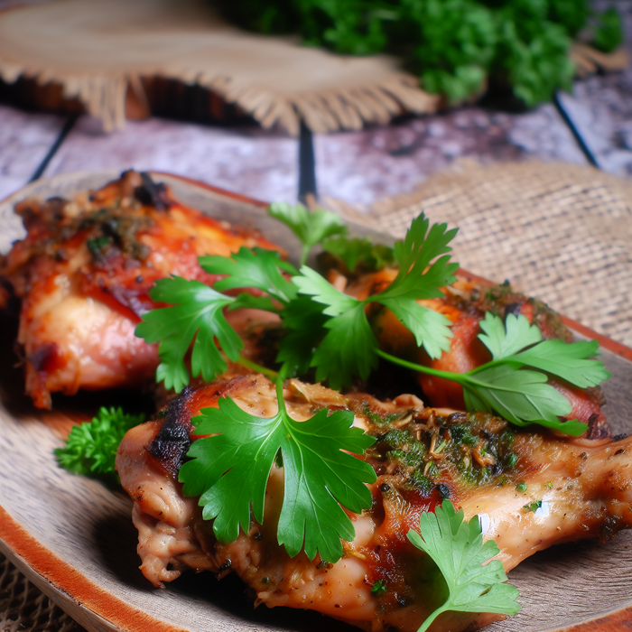 Spicy Grilled Halal Chicken Thighs