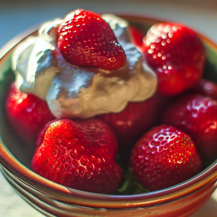Classic Strawberries and Cream
