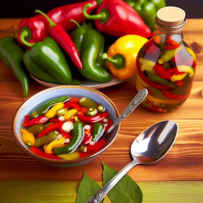Spicy Pickled Pepper Relish