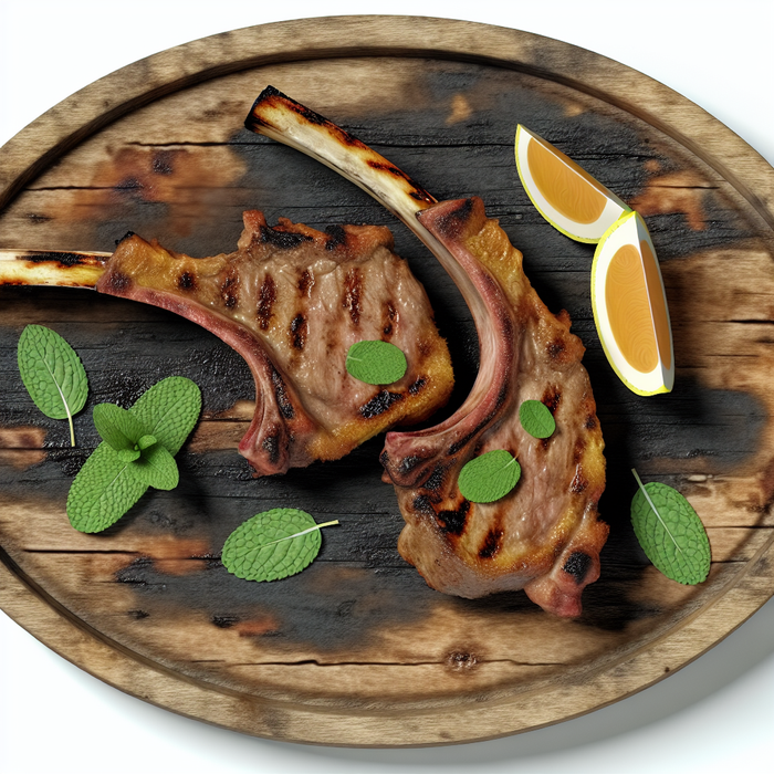 Grilled Frozen Lamb Chops