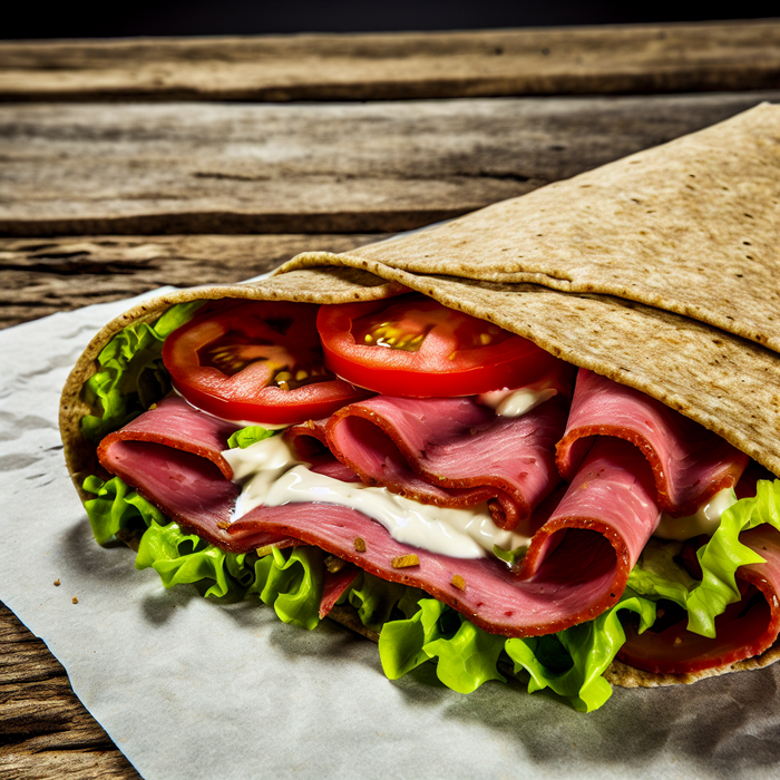 Beef Pastrami Wrap