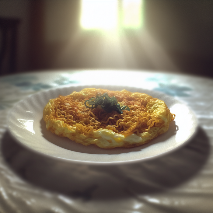Indomie Noodle Omelette