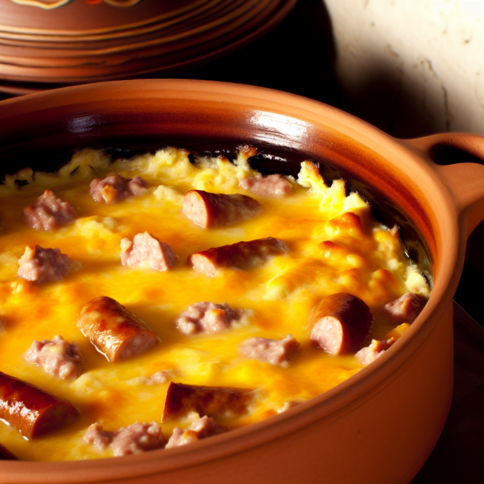 Halal Sausage Breakfast Casserole