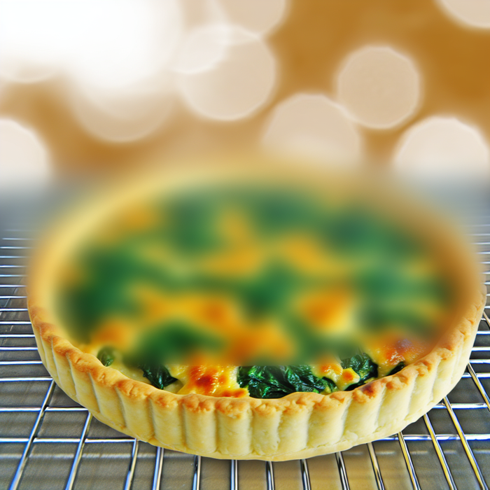 Savoury Cheese and Spinach Tart