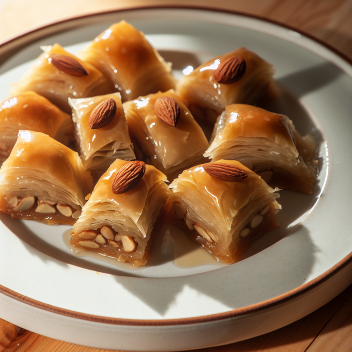 Almond Baklava Bites