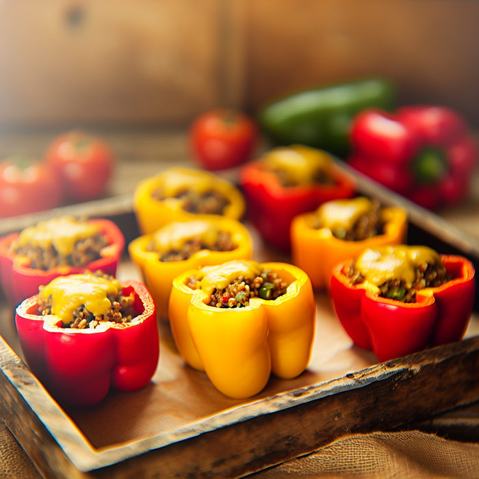 Stuffed Peppers with Freekeh