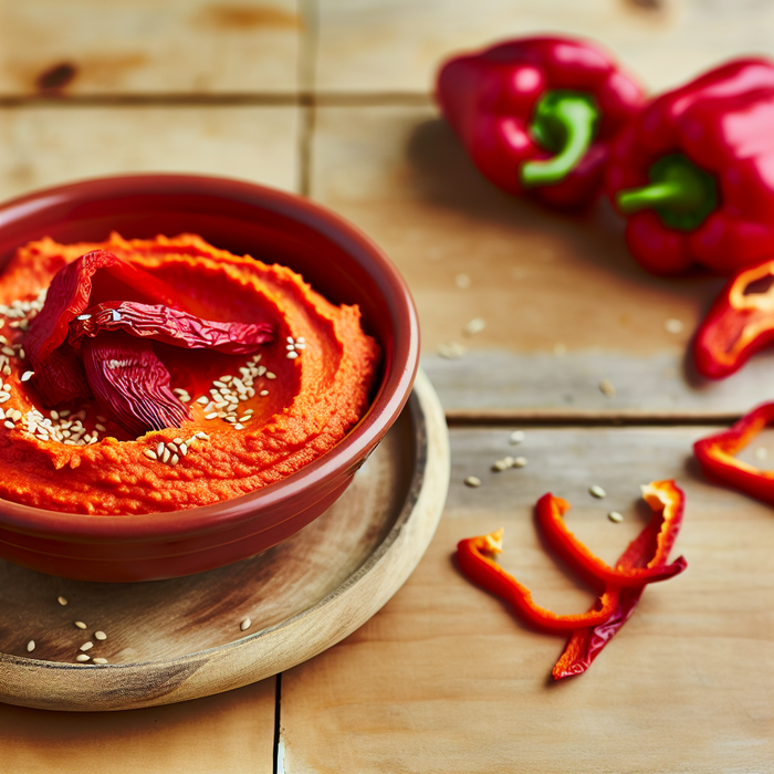Roasted Red Pepper Hummus