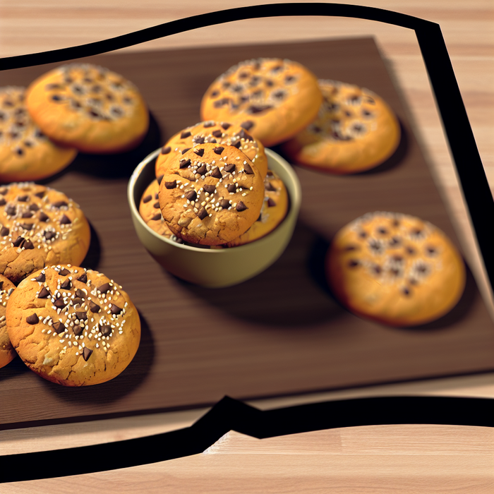 Tahini and Chocolate Cookies