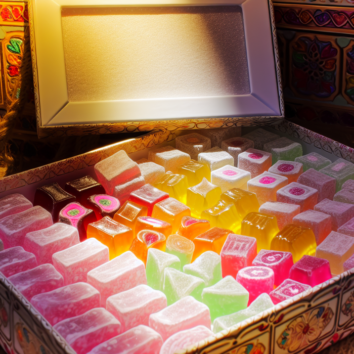 Traditional Turkish Delight Selection