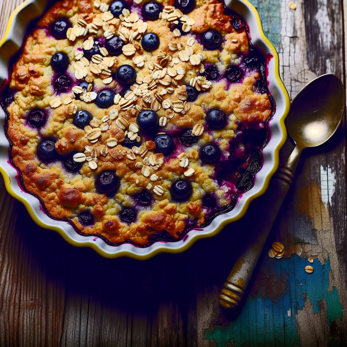 Blueberry Oatmeal Bake