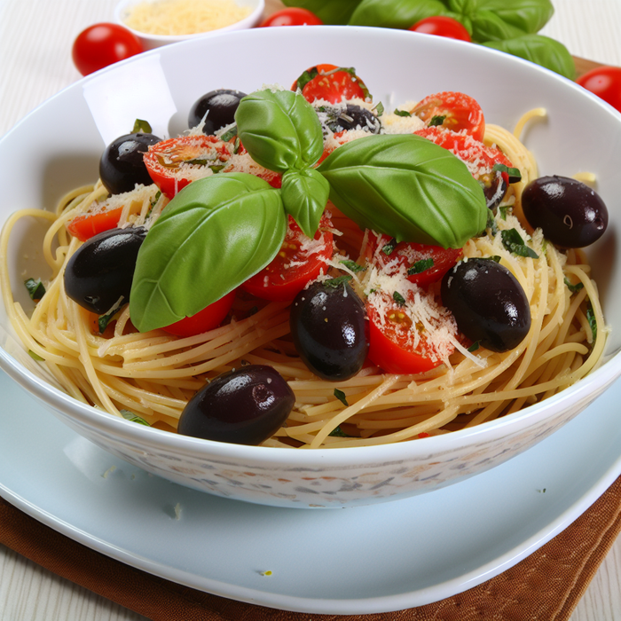 Mediterranean Olive Pasta