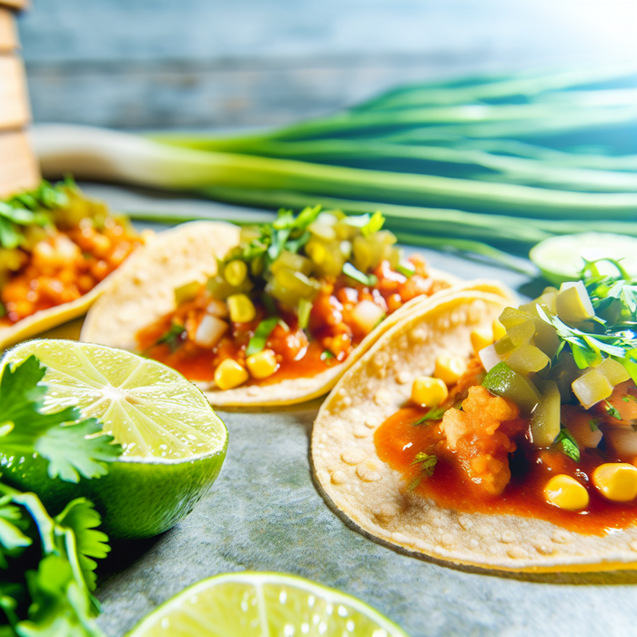 Spicy Pickled Veggie Tacos