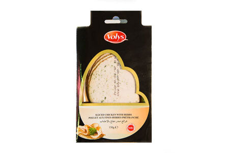 Volys Sliced Chicken With Herbs Halal 150G