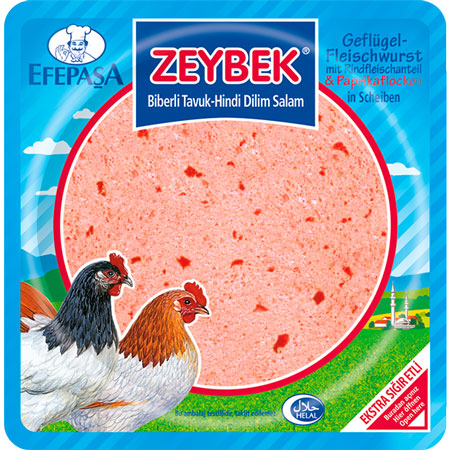 Arzum Biberli Tavuk Hindi Dilim Salam Halal 200G