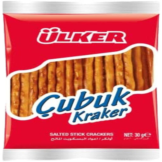 Ulker Cubuk Kraker Salted Stick Crackers 30g