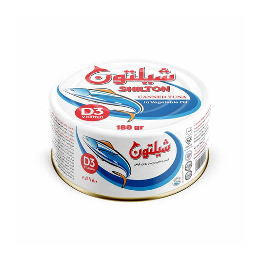 Shilton canned tuna in vegetable oil 180g