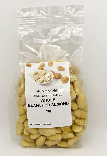 Al Dimashqi Whole Blanched Almond 180G
