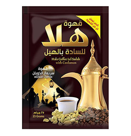 Hala Coffee With Cardamom 12 Sachets 25G