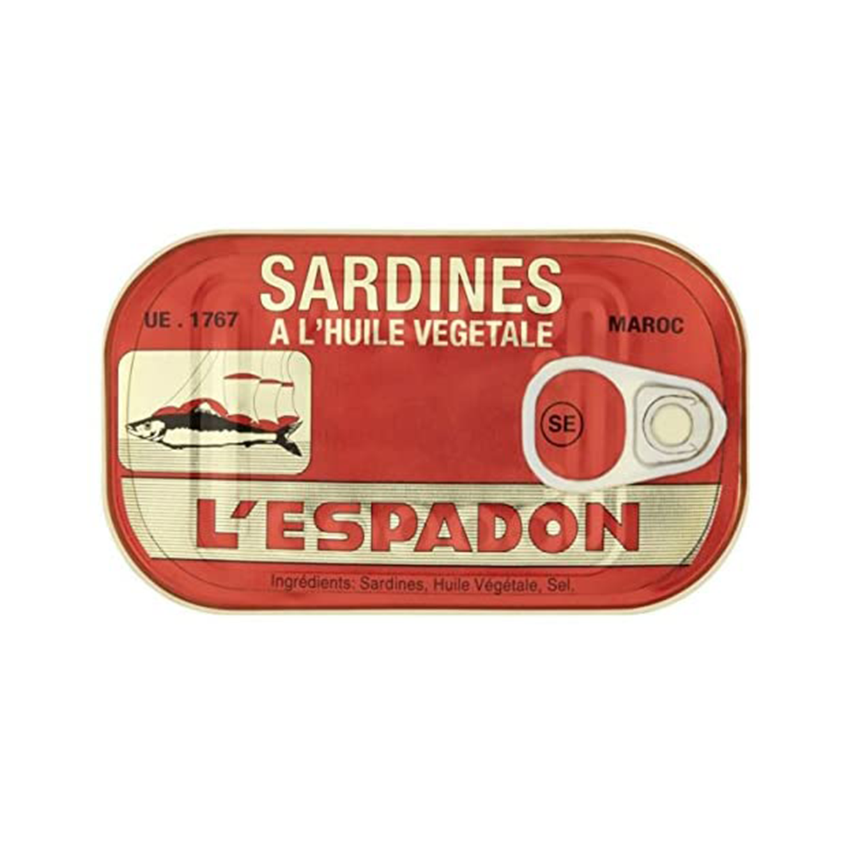 L'espadon Sardines Vegetable Oil 125g