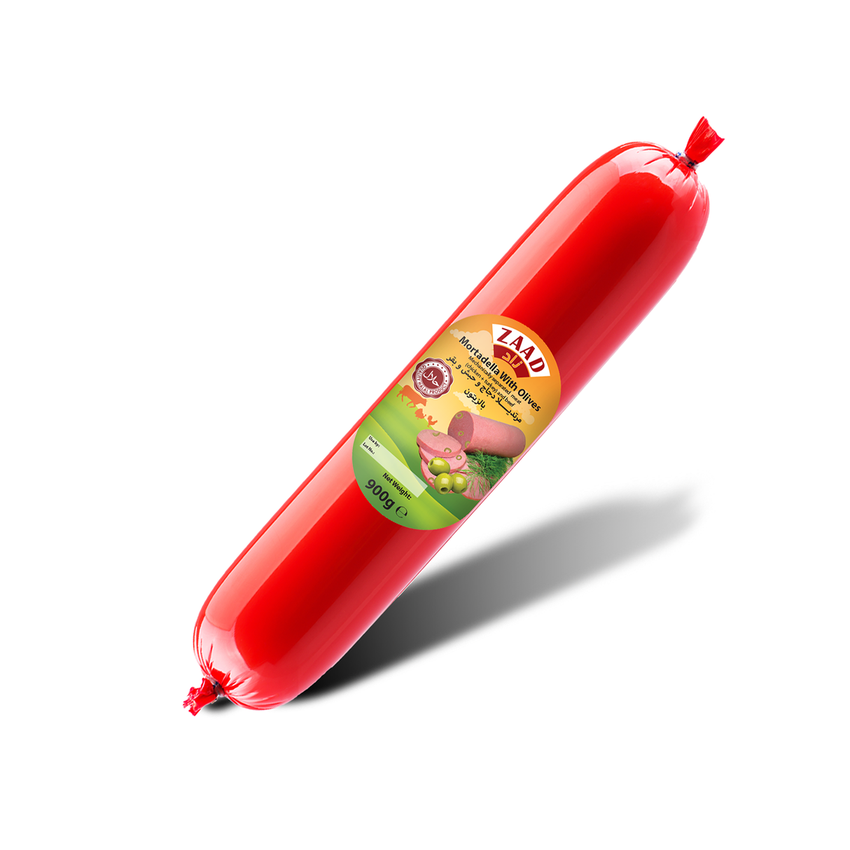 Zaad Chicken & Beef Mortadella With Olives 900g