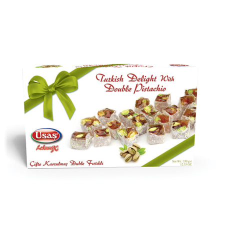 Usas Turkish Delight Double Pistachio 350G