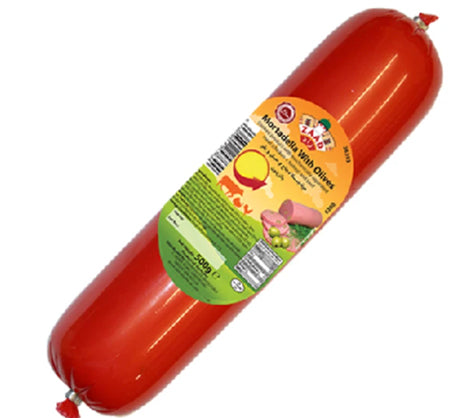 Zaad Beef Mortadella With Olives 500G