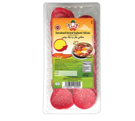 Zaad Smoked Dried Salami Pizza Slices 200G