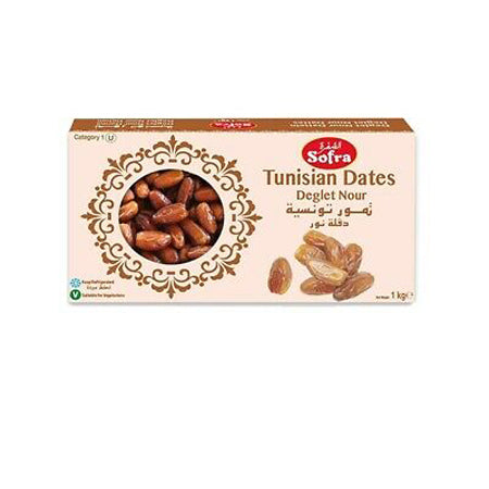 Sofra Tunisian Dates Deglet Nour 1Kg