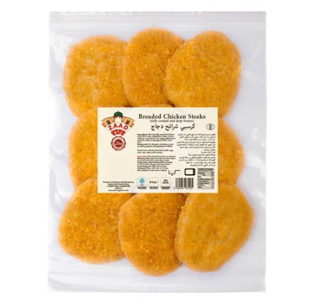 Zaad Breaded Chicken Steaks 595g