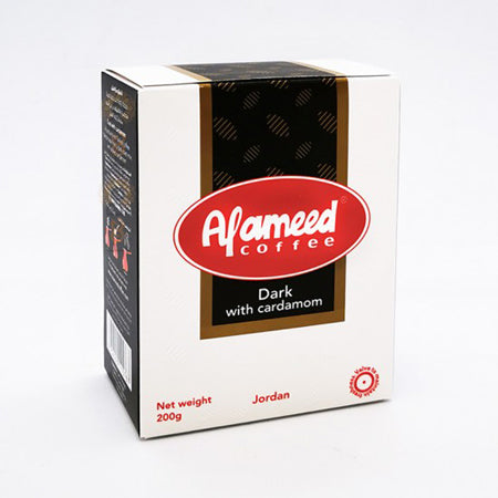 Al Ameed Dark with Cardamom Coffee 200G