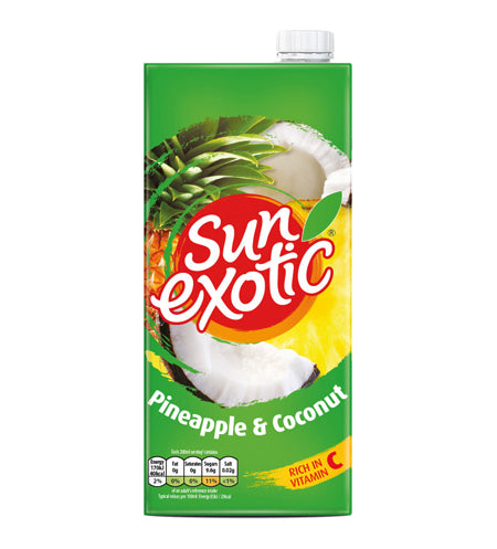 Sun exotic pineapple & coconut juice 1L