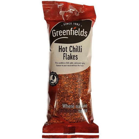 Greenfields hot chilli flakes 75g