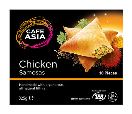 Cafe asia Cafe asia chicken samosas 325g