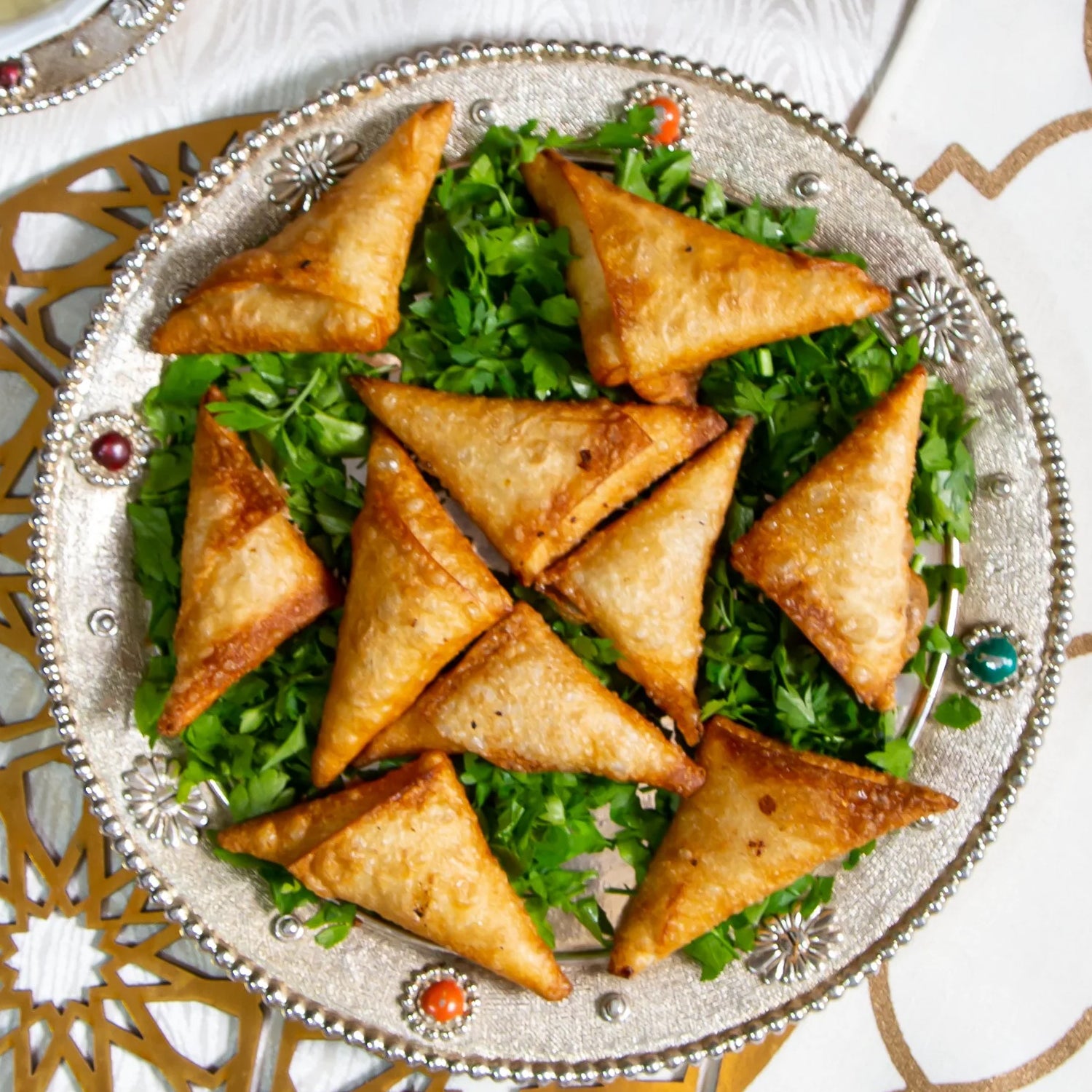 Alaz Frozen Sambousek Cheese with Mint 10 pcs