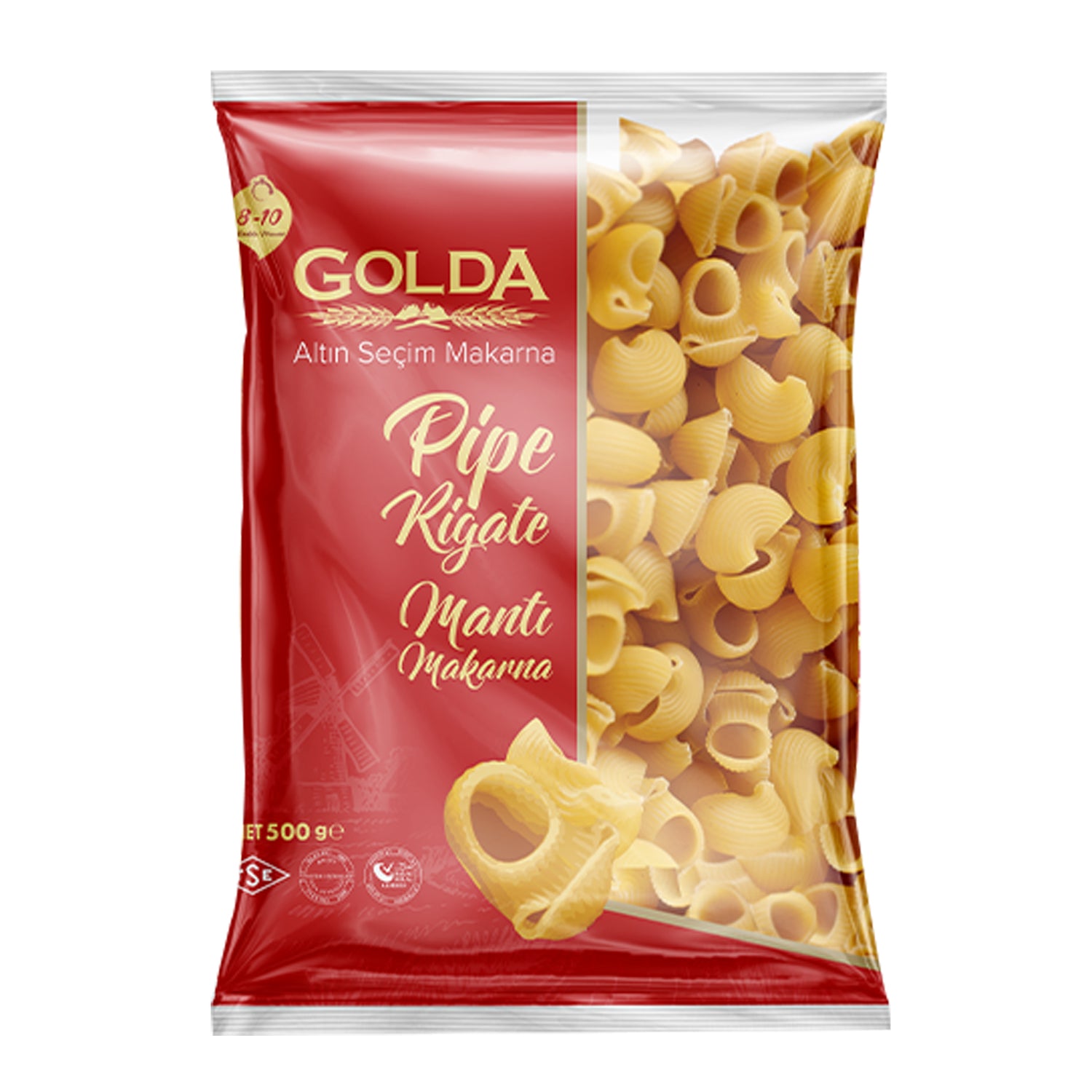 Offer X3 Golda Pasta Altin Secim Makarna Pipe Rigate 400G