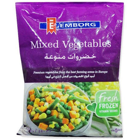 Offer X2 Emborg Mixed Vegetables 450G