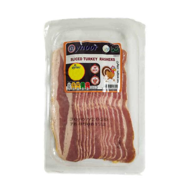 Aynoor Sliced Turkey Rashers Halal 130G