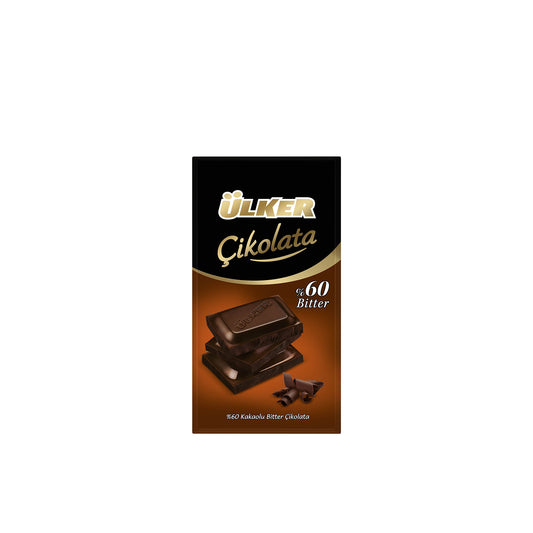 Ulker Cikolata 60% Kakaolu Bitter Cikolata 80g