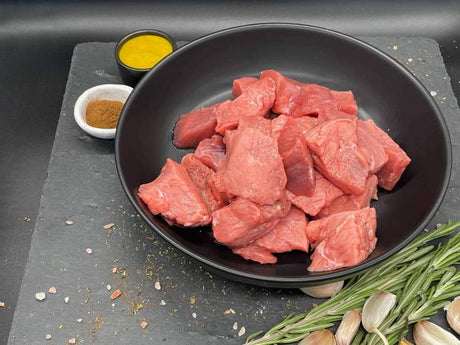 Halal Dutch diced veal Cubes 500g