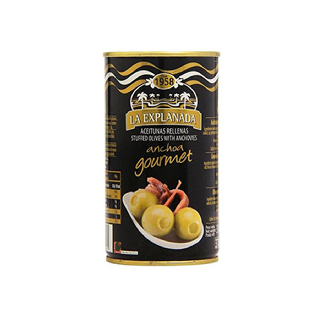 La Explanada Gourmet Aceitunas Rellenas De Anchoa 350g